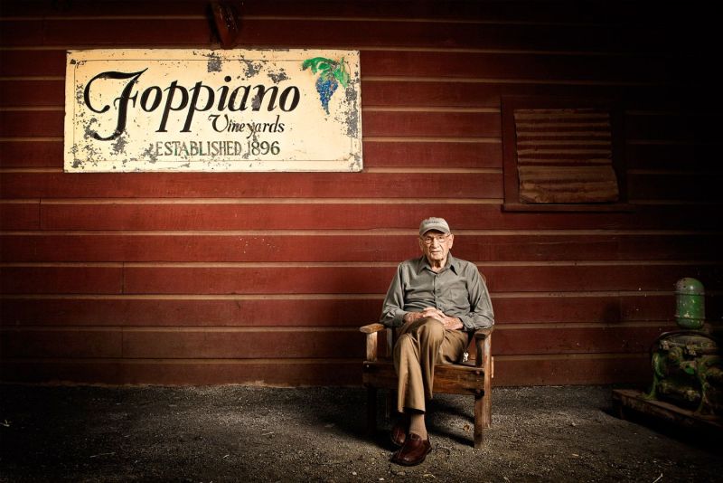 Louis Foppiano Sr. - Foppiano Winery. Sonoma CA