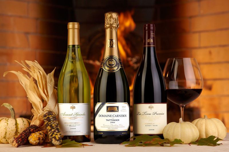Domaine Carneros beauty shot, Napa CA.