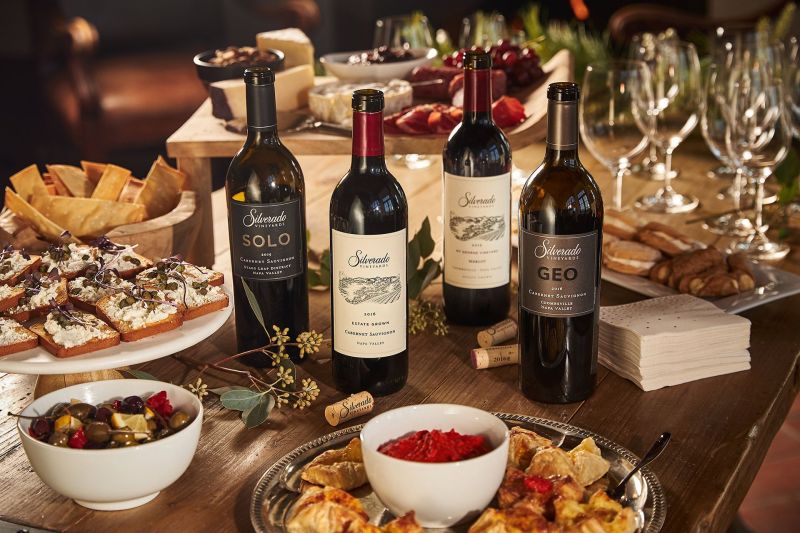 Silverado Vineyards Beauty Shot for Holiday Season